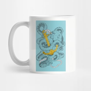 Hope (anchor) hugged by an octopus Version 2.0 Mug